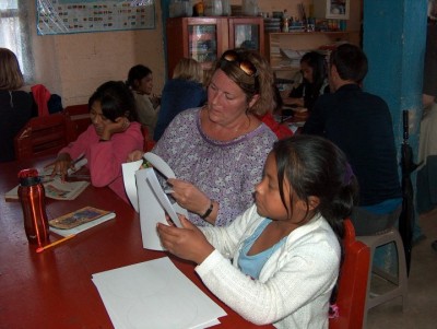 Trabajo voluntario, Proyecto la Pedrera, Quetzaltenango.